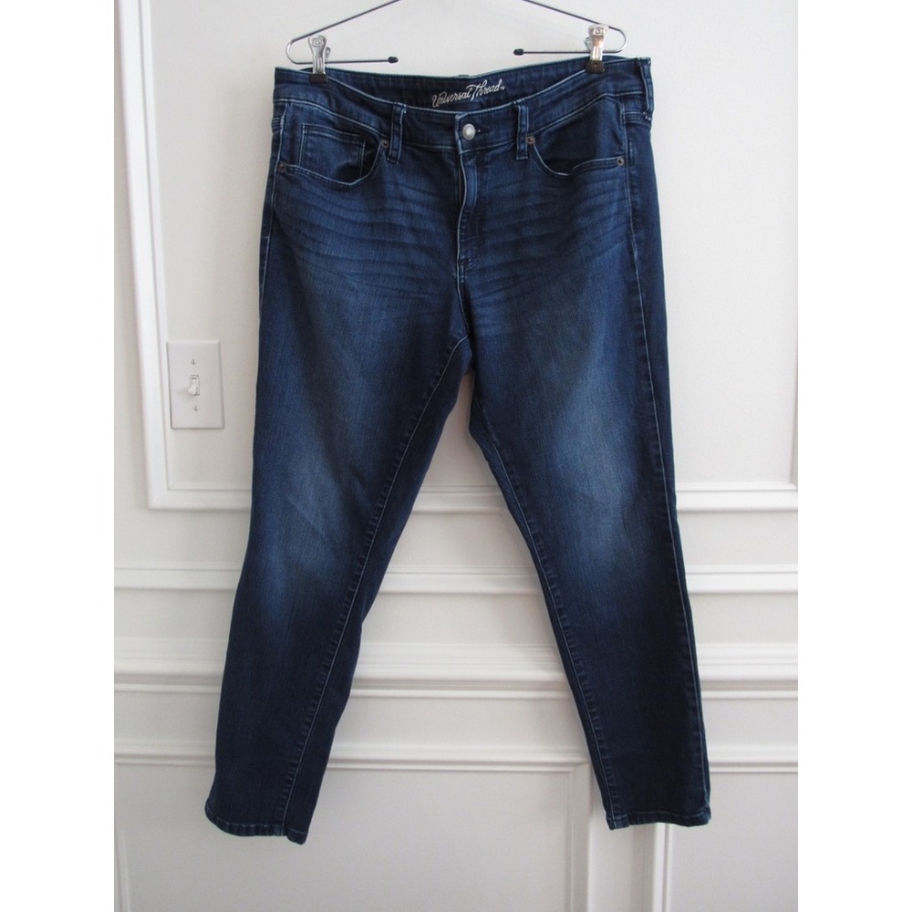 Universal Thread Jeans Size 14 32 Short Mid Rise Skinny Denim